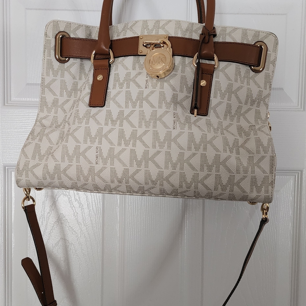 Vanilla Michael Kors Hamilton Traveler/Weekender